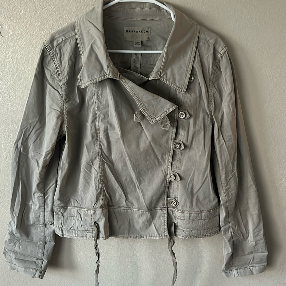 Anthropologie Marrakech Beige Light Jacket